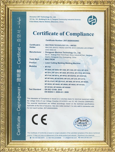 ce certificate