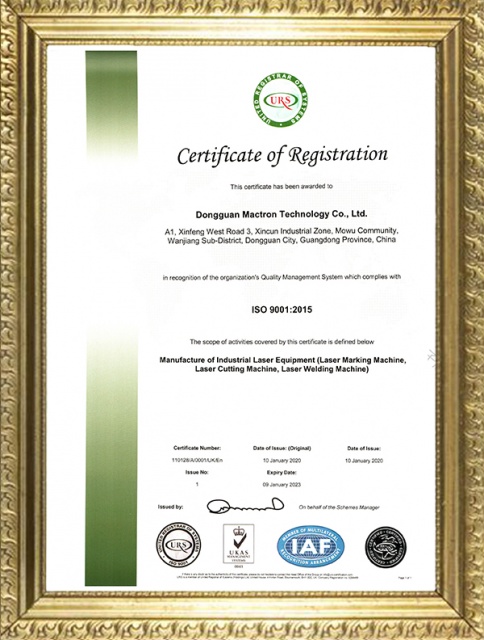 iso-9001 certificate